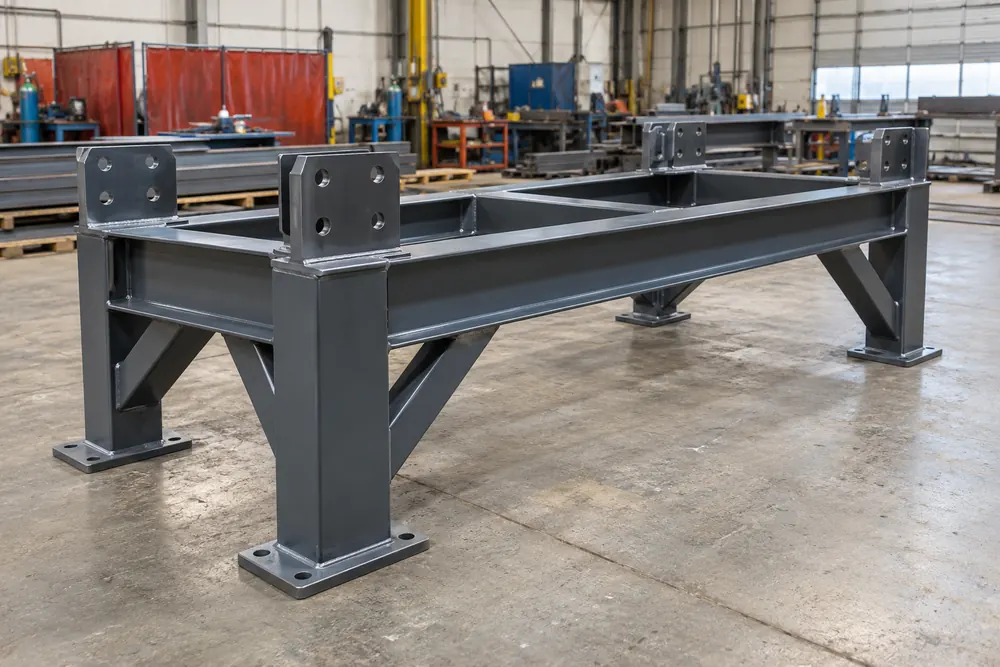One-off steelwork made to a defined drawing and application.